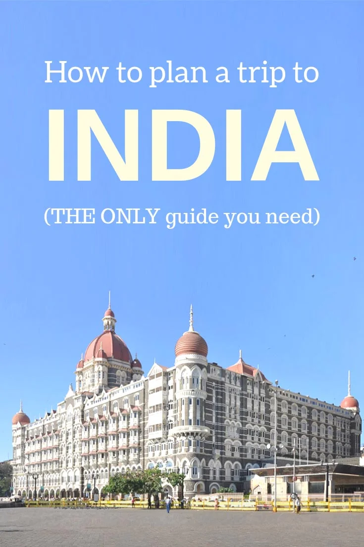 How to plan a trip to India - pin