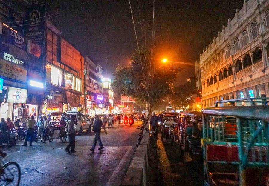 Old Delhi streets