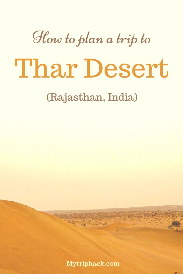 Thar Desert Safari - how to choose a tour, what to pack, transportation and other details to help you plan this trip. #IncredibleIndia #Desert #camels #safari #trek