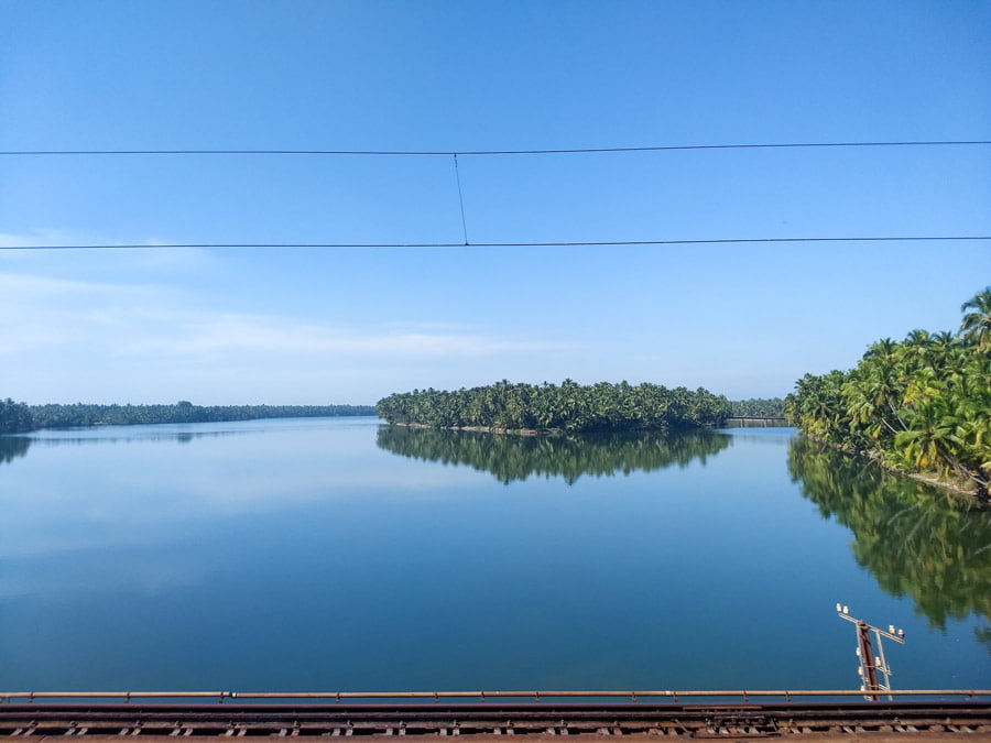 Train view India