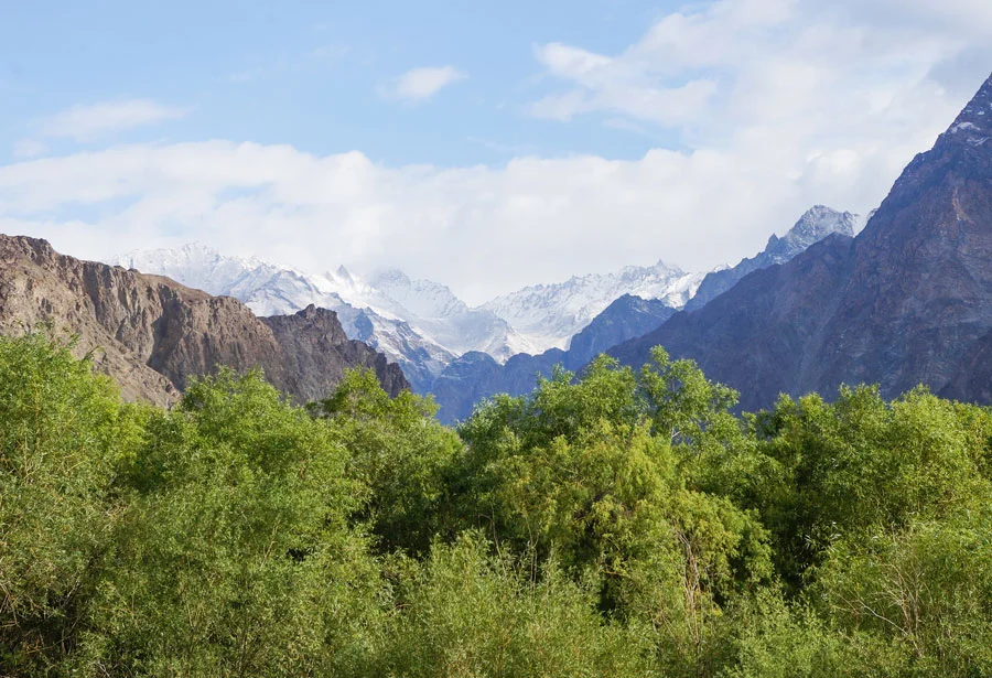 Pakistan view Turtuk