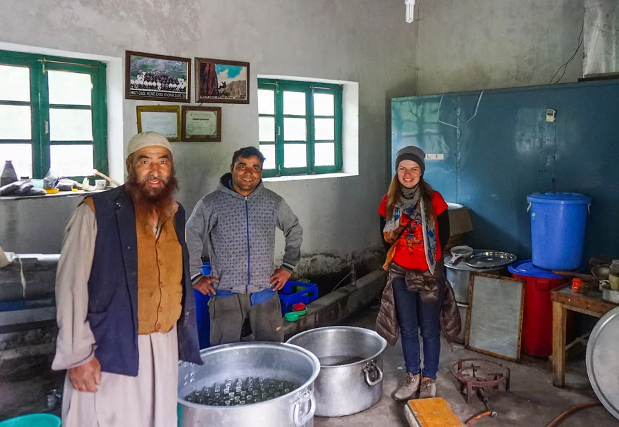 Turtuk apricot factory