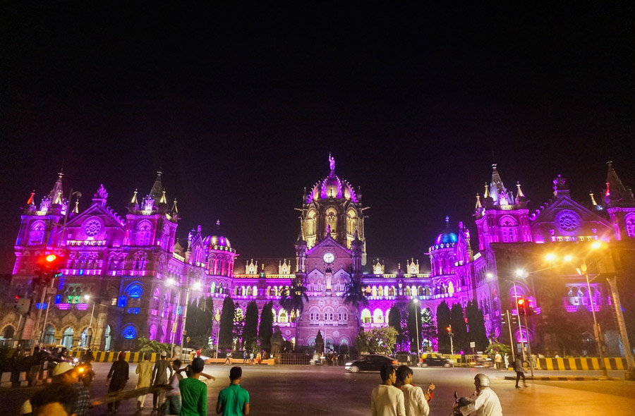 Chhatrapati Shivaji Terminus night