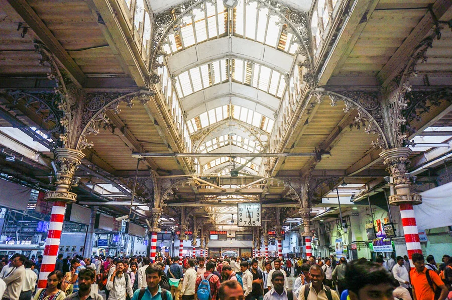 Mumbai local tain station